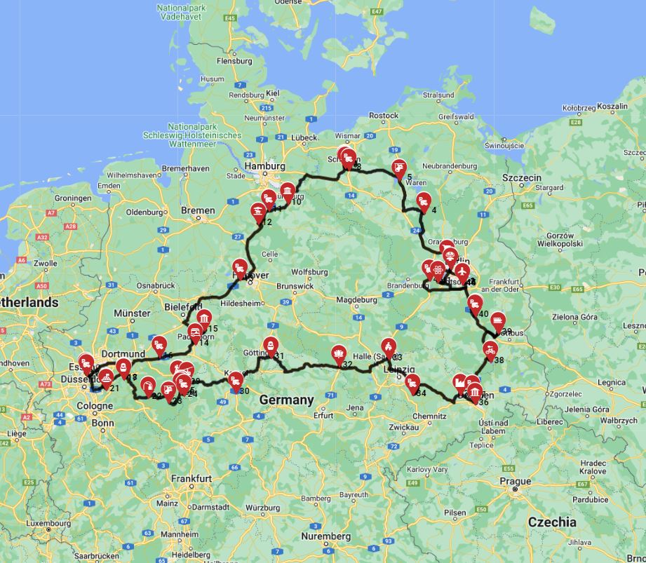 Berlin Roundtrip - West - Northern Germany